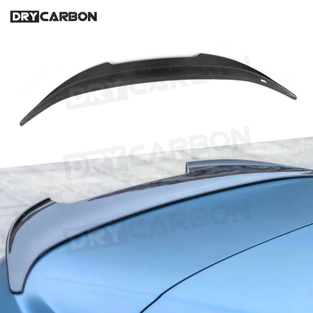 Ac/psm/v Style Rear Spoiler Dry Carbon Fiber Rear Trunk Duck Spoiler
