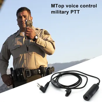 

PTT Cable Plug Military Adapter Z113 for Motorola GP68 GP88 GP300 GP3688 CP200 HYT TC500 610 Walkie Talkie