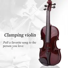 Детская скрипка прочная практичная ABS 39 см черные игрушки раннее образование для детей Скрипка для студентов Музыкальные инструменты