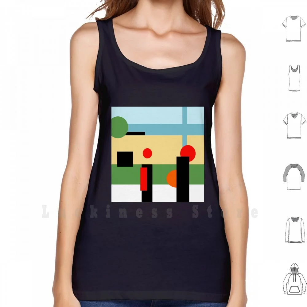 Un Altro Verde. .. Canotte Gilet 100% Cotone Brian Eno Un Altro Album Geometrico Del Mondo Verde Gemomique