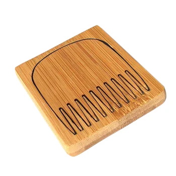 

Beard Comb Children Comb Head Comb Must Comb - Non-Static Natural Wooden KnotComb - Manual Massage Pocket Comb - Bamboo Small B