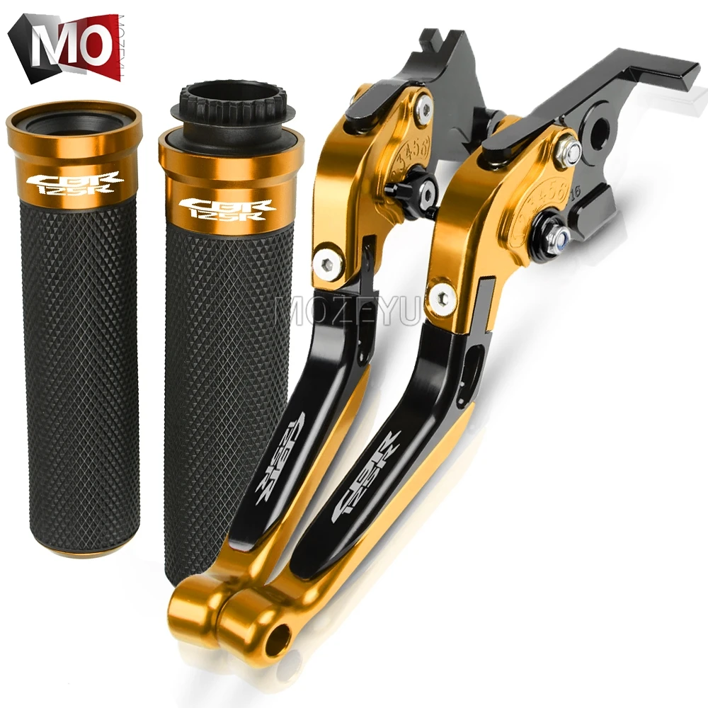 Для Honda CBR125R CBR 125R 125 R CBR125 R 2005 2011- Мотоцикл с ЧПУ сцепные рычаги Руль ручками - Цвет: GL CBR125R 05