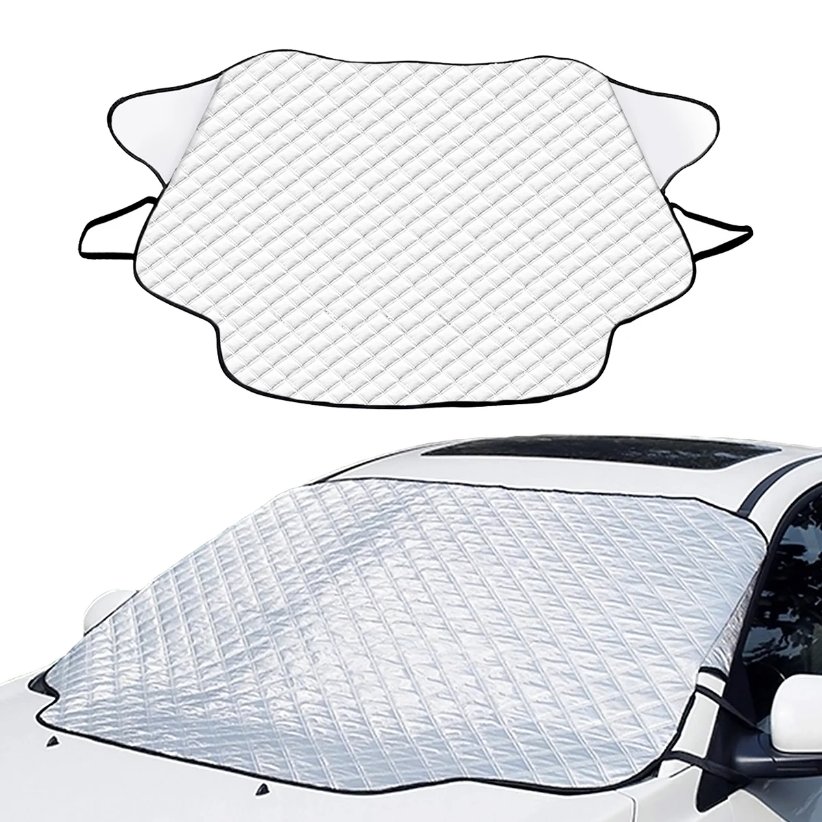 Солнцезащитный козырек на лобовое стекло автомобиля зимний чехол для снега