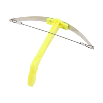 

100PCS Mini Toothpick Cross Bow Shooting Toy Children Kid Gift Toy Figurines DIY Decoration Crafts - #s