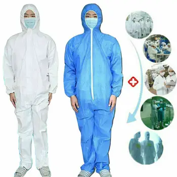 

Hazmat Surgical Disposable Protective Overall Hazmat Suit Protection Clothing Safety