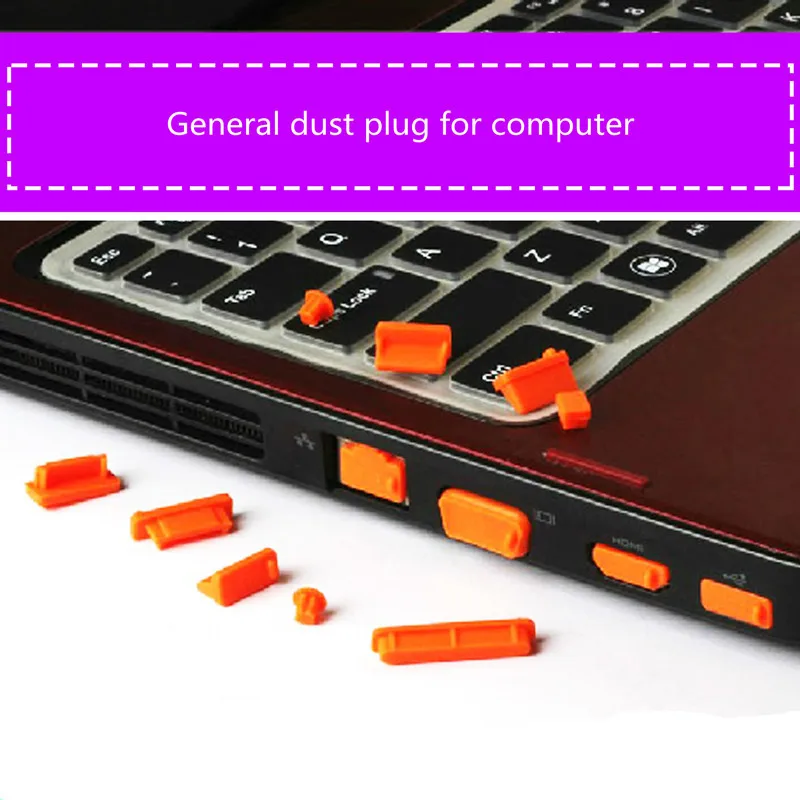 

13pcs/set Colorful Silicone Anti Dust Plug Cover Stopper Laptop dust plug laptop dustproof usb dust plug Computer Accessories