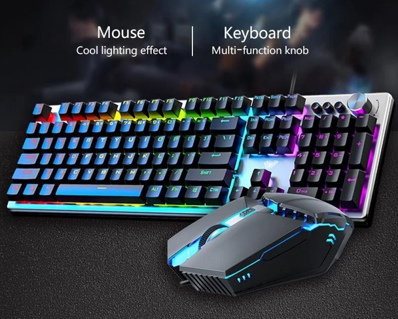 teclado jogo conjunto para computador desktop notebook mac