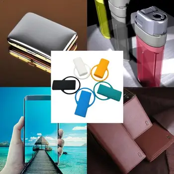 

1Pcs Different Colors New Silicone Lighter Cover Safe Secure Holder Lighter KeyChain Holder Clip Stash S8R2