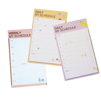 

30packs/lot Different Schedule design Sticky notes gift Memo Message notepad