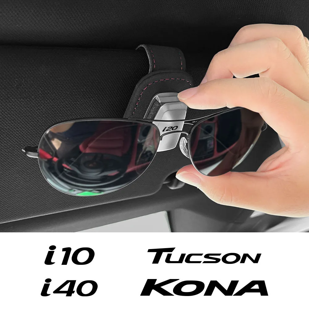 Автомобильный держатель для очков зажим хранения Hyundai Tucson I10 I20 I40 Kona Equus