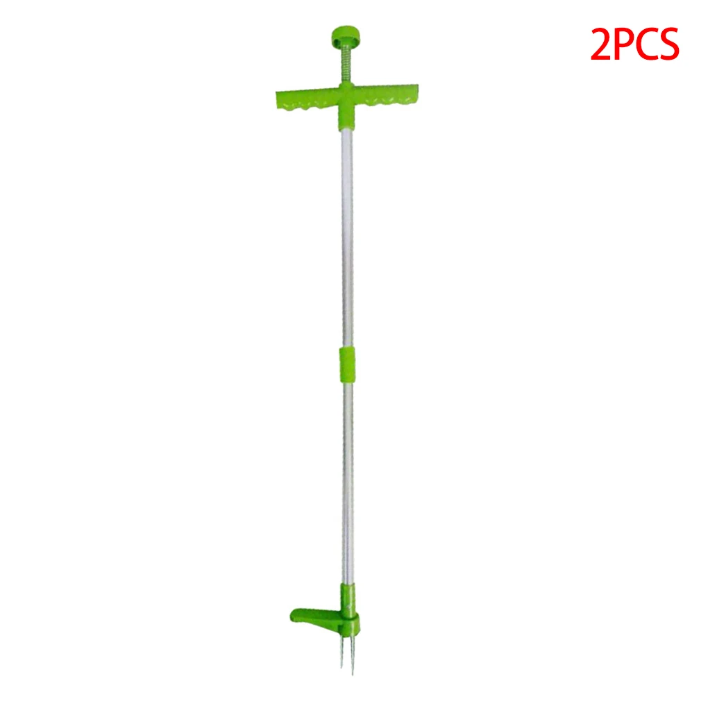 2 Pieces Standing Grass Root Remover Garden Lawn Puller Plant Extractor Gardening Tool | Инструменты