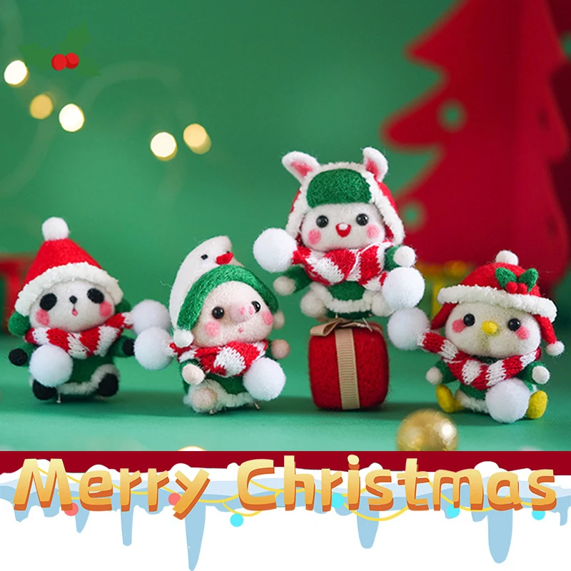 

Набор из шерстяного войлока, набор для валяния иглой, набор для валяния животных, кукол для домашних животных, материал иглы, пакет для начинающих, набор для валяния шерстяного войлока