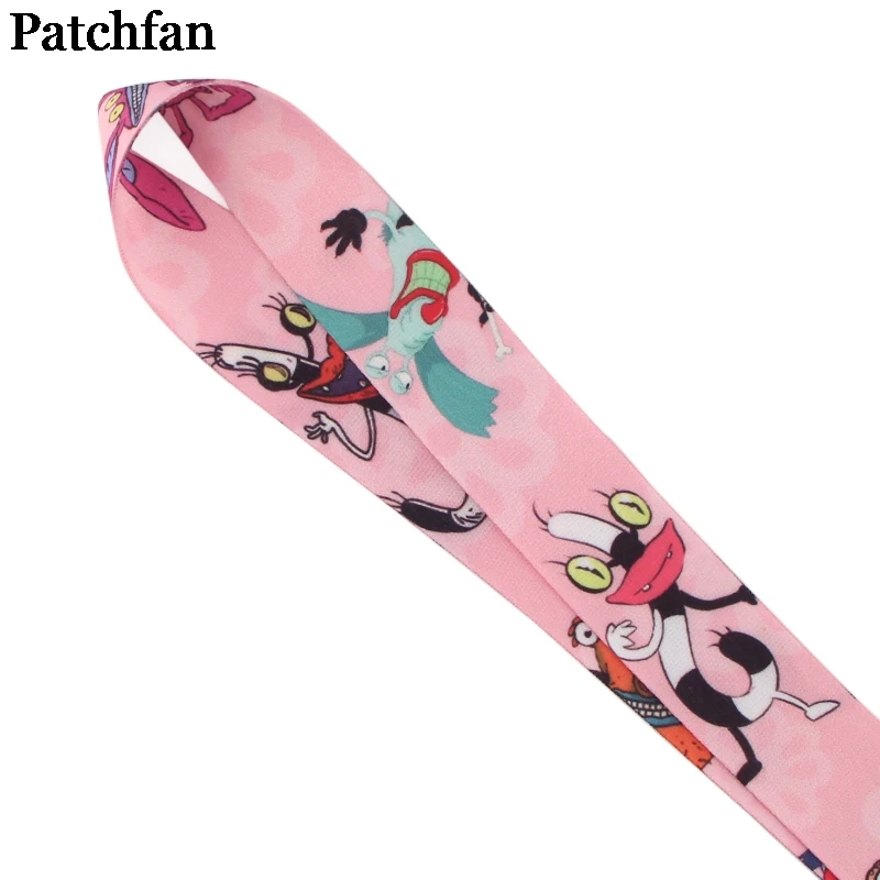 Patchfan Ahh настоящие Монстры Krumm Hopesick фильм стильные ремни метки лента для беджей КЛЮЧИ ID бейдж со шнурком шеи ремни лямки A2281