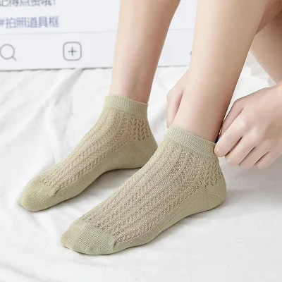

5 Pairs New Fashion Pure cotton Non-slip Silicone Invisible Boat Compression Socks Male Ankle Sock Women Meias Cotton Socks Hot