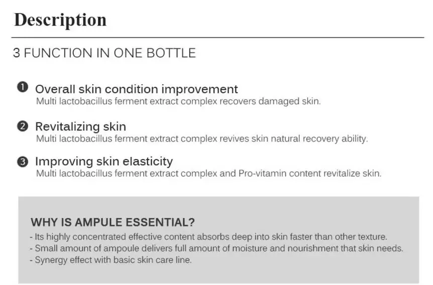 MISSHA Time Revolution ночной ремонт Borabit Ampoule 50 мл Увлажняющий крем Антивозрастной