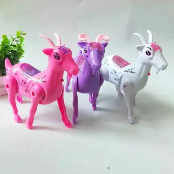 

Hot Electric Music Walking Sheep Toys LED Light Glow Electronic Pets Lantern Toy Children Kids Baby Girl Boy Educational Toys