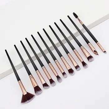 

12 Pcs Makeup Brushes Set Eyeshadow Blending Eyeliner Eyelash Eyebrow Eye Make up Brushes Professional Eyeshadow Brush Kit