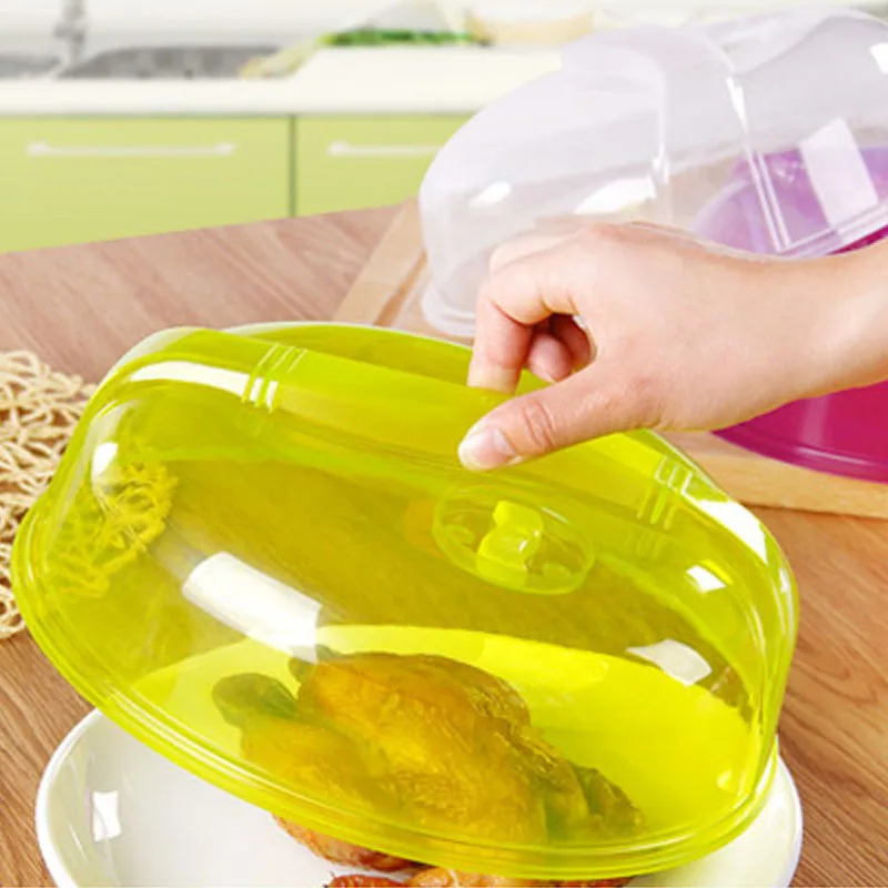 Microwave Heating Lid 26.5*26.5*8cm Cookware Cooking Gadgets Food Safety Anti-Sputtering Cover Useful Plastic Home Supplies