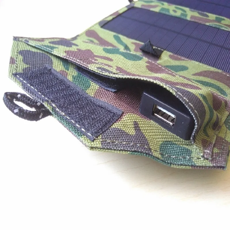 Skup GGX ENERGY ładowarka solarna 8W Panel słoneczny z 5V kontroler usb wodoodporna składana Camping Travel ładowarka do telefonu Power Bank