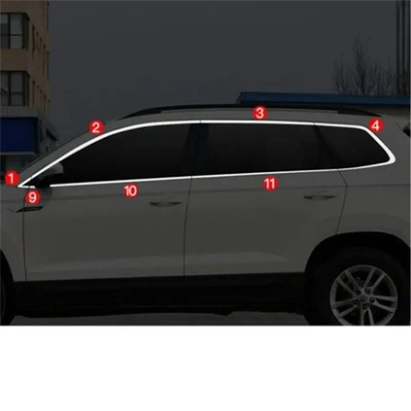 Автомобильное окно автомобильное декоративное хромированное украшение для