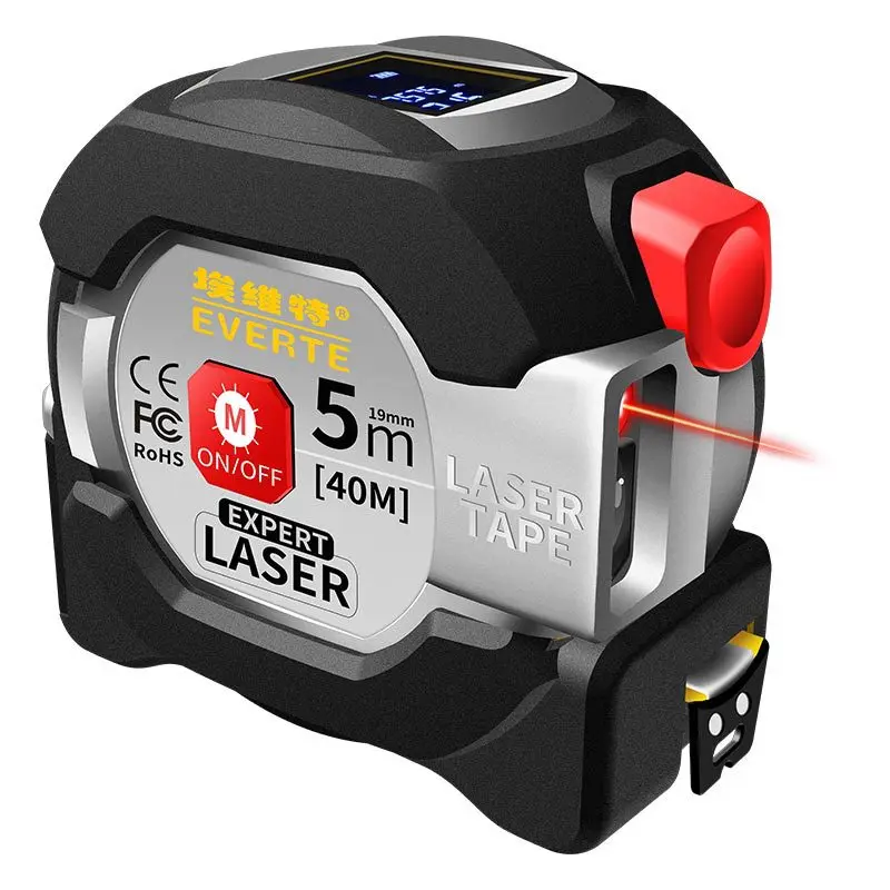 Laser Tape Measure Digital Tape Measure High Precision Electronic Tape Measure Meter Stick