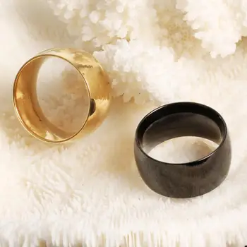 

Bulk items wholesale ring 10pcs Stainless steel rings for men luxury black gold punk vintage Titanium Steel retro finger ring