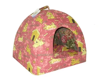 

Bobrovo YARD Dog House "EXCLUSIVE» № 2 bordeaux 42 x 42 x 38 cm