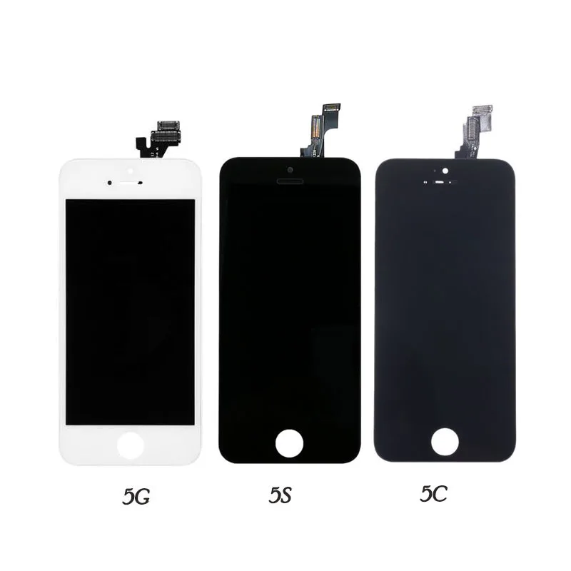 20 шт./лот, ЖК-дисплей для iPhone 5C, сенсорный экран, дигитайзер, переднее стекло, Pantalla 5C, ЖК Tianma, яркий, черный