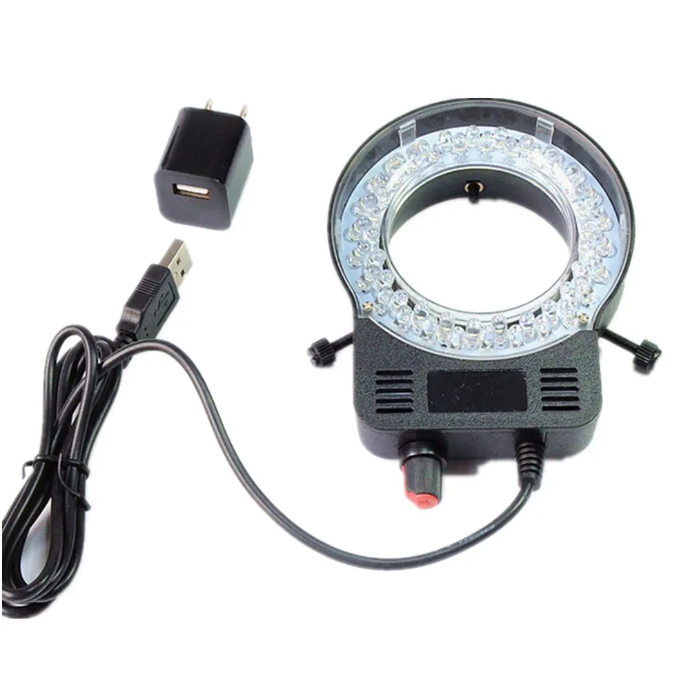 60 LED Adjustable Ring Light illuminator Lamp for STEREO ZOOM Microscope Microscope EU Plug JUN13 Ants-Store