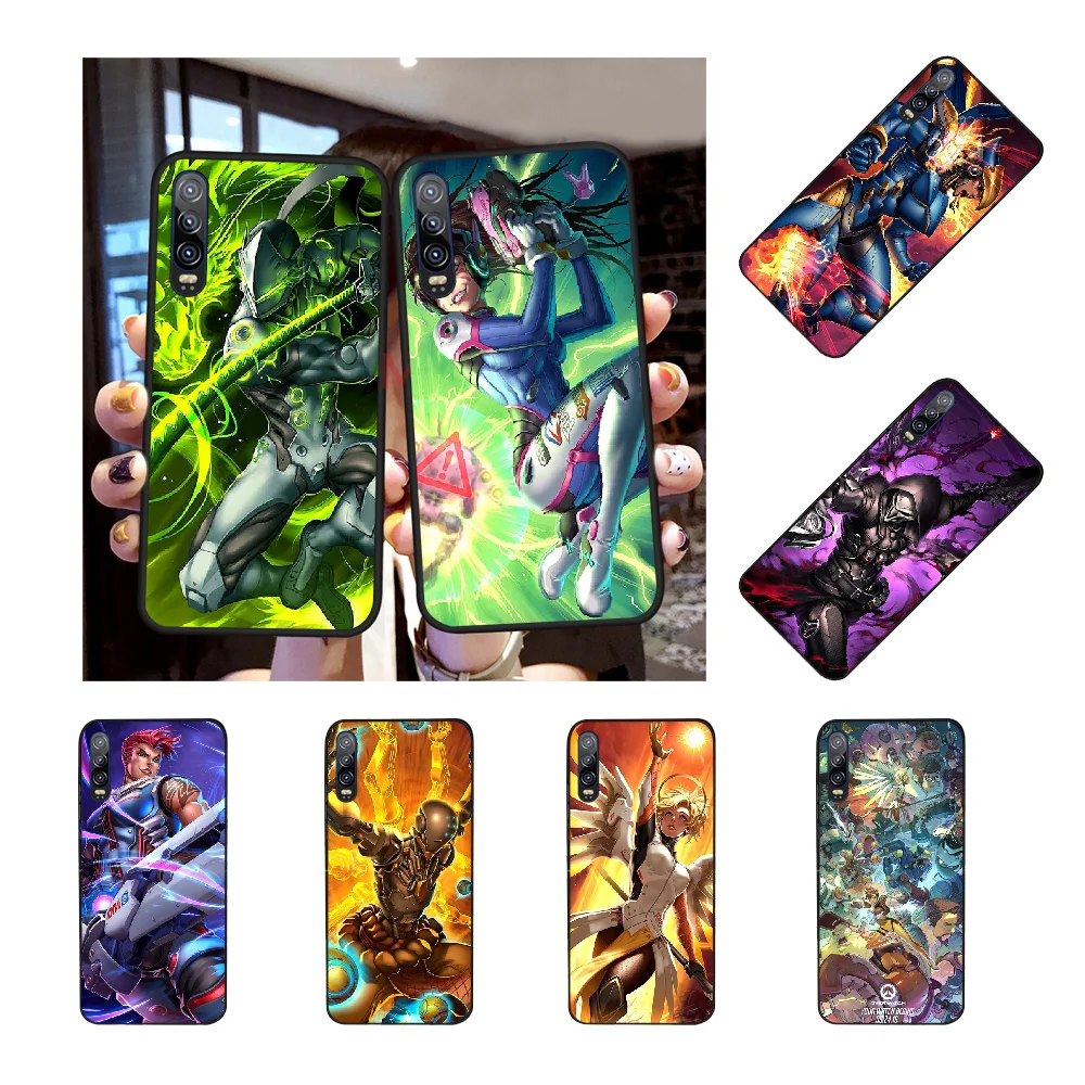 NBDRUICAI Overwatchs Game TPU черный чехол для телефона корпус Huawei Honor 20 10 9 8 8x 8c 9x 7c 7a Lite