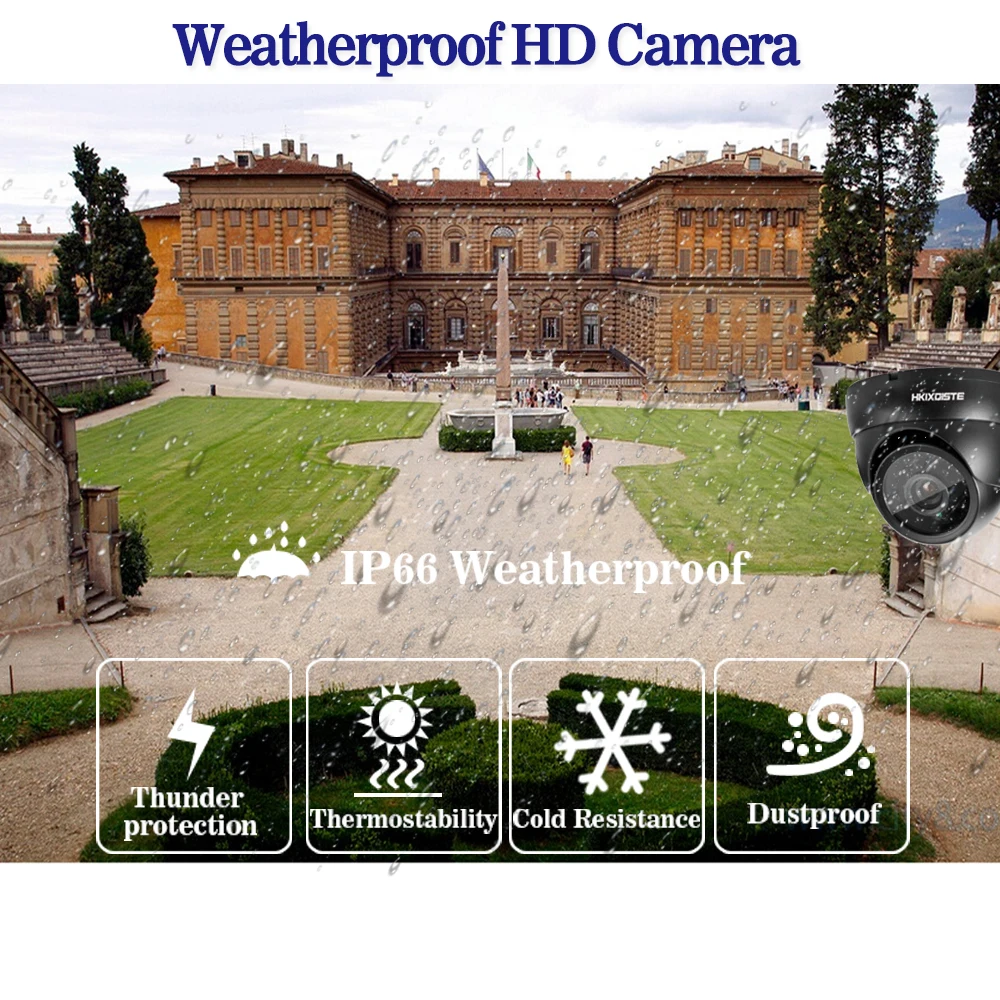 16CH 4MP 5MP DVR NVR AHD HD CCTV система 16 шт. IR Cut in/Outdoor дневное ночное видение камера