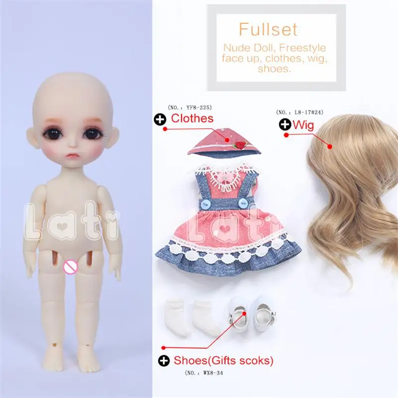 Oueneifs LTI Yellow Sunny 1/8 BJD SD фигурки из смолы модель тела для маленьких девочек и мальчиков игрушки глаза высокое качество подарки на день рождения или Рождество - Цвет: Fullset in NS aspic