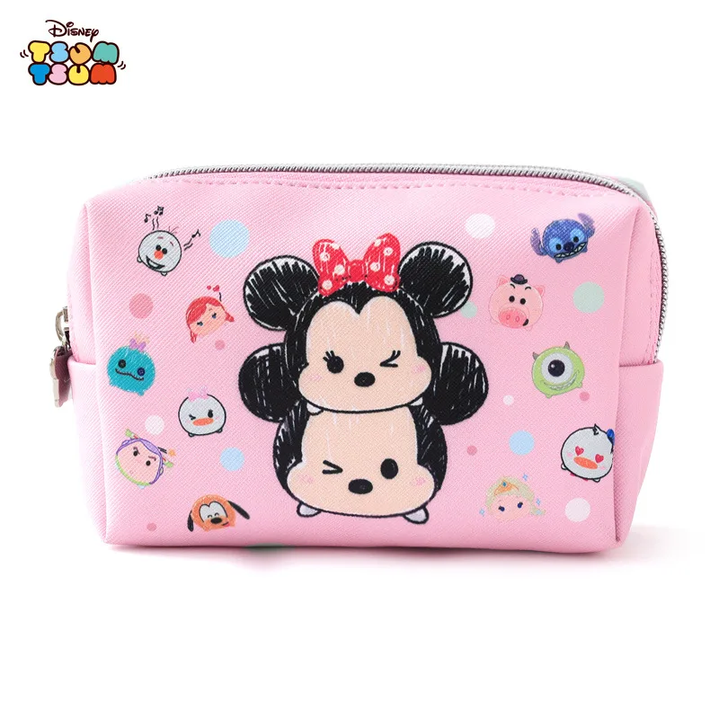 Genuine Disney Makeup Bags Mickey Mouse Bag Multi-function Female Travel Bag Cosmetic Storage Wallet Handbag children toy plush cosmetic bag cosmetic storage bag makeup bag cosmetic case