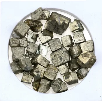 

Natural pyrite fool gold mineral specimen decoration design ore raw stone