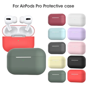

For Apple Airpods Pro Silicone Earphone Case For Airpods Pro 2019 Shockproof Cover For Airpods 3 Bluetooth Headset Case