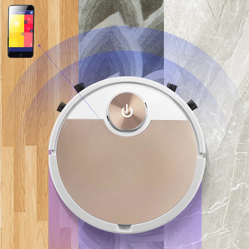 US $33.56 ES06 Smart Robot Vacuum Cleaner Mobile Phone APP Remote Control Automatic Vaccum Cleaner For Home Dust Removal Cleaning Sweeper