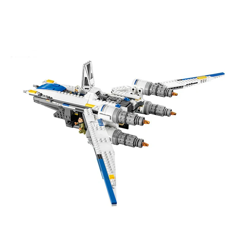 05054 Звездные войны Rebel U-Wing Fighter Звездные войны космический транспорт строительные блоки 679 шт кирпичи игрушка в подарок совместимы с Звездными войнами 75155