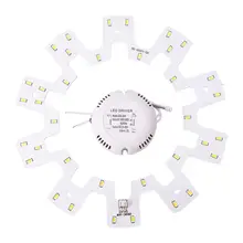 Othmro 1 шт. 12 Вт/18 Вт 5730 SMD светодиодный круглый алюминиевый потолочный светильник теплый белый 3000K диаметр 155 мм/250 мм+ светодиодный драйвер