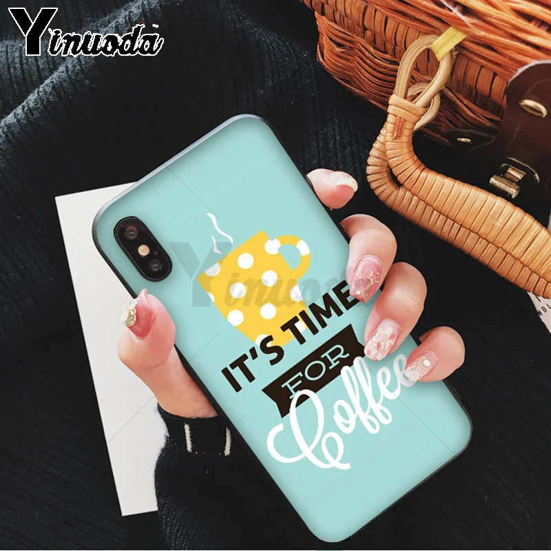 A5 Yinuoda Coffee Wine Cup Novelty Fundas Phone Case Cover for Apple iPhone 8 7 6 6S Plus X XS MAX 5 5S SE XR 11 11pro - Цвет: A5