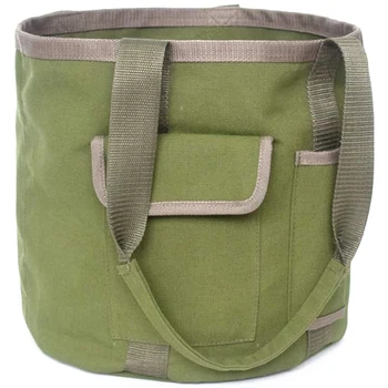 

Garden Tool Bag, Garden Tool, Portable Waterproof Canvas Storage Bucket Handbag Household Storage Bag, Garden Handbag