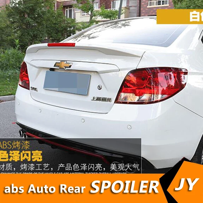 For Chevrolet SAIL Spoiler 2016-2018 spoiler TF High Quality ABS Material Car Rear Wing Primer Color | Автомобили и мотоциклы
