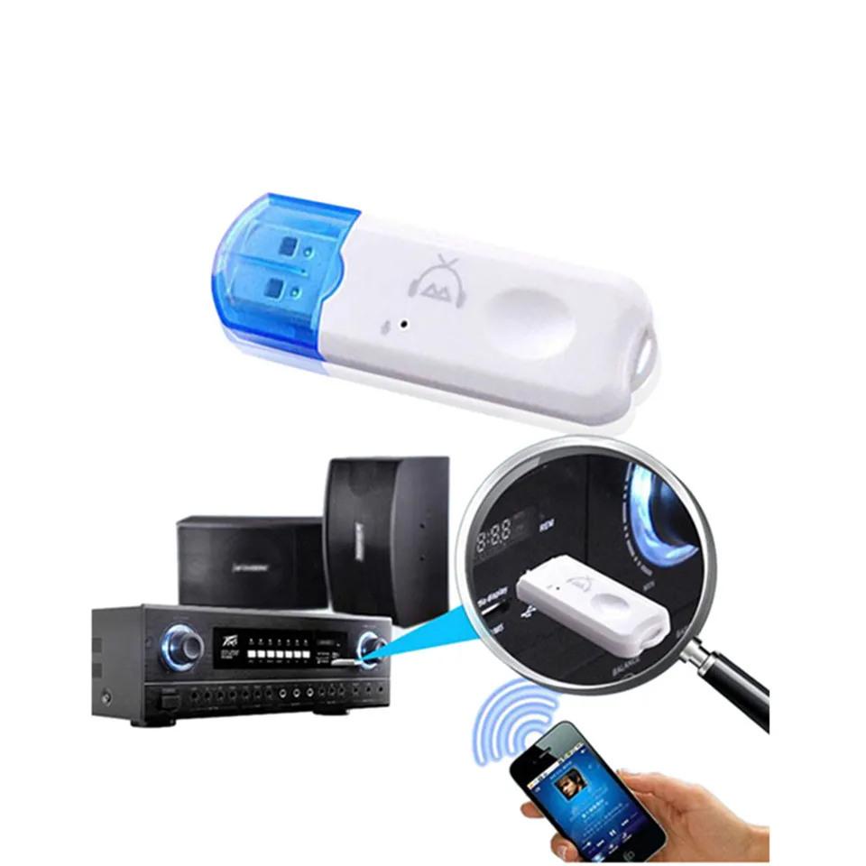 

USB Bluetooth 2.1 Receiver Audio Stereo adapter for Ford Focus 2 3 4 Fiesta Ecosport Kuga Escape Edge Mondeo Explorer Edge