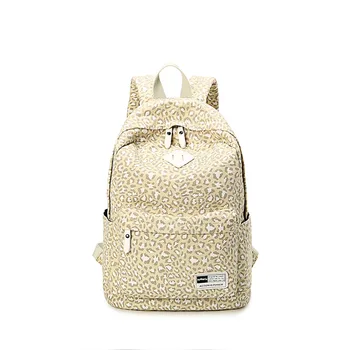 

Women Girl Backpack 2020 Fashion Casual Large Capacity Canvas Stylish Leopard Chic Schoolbag Mochila Escolar Feminina Backpack