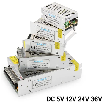 

AC DC 5V 12V 24V 36V Transformer Power Supply,1A 2A 3A 4A 5A 6A 8A 10A 15A 20A 30A 220V To 5V 12V 24V Led Power Supply Converter