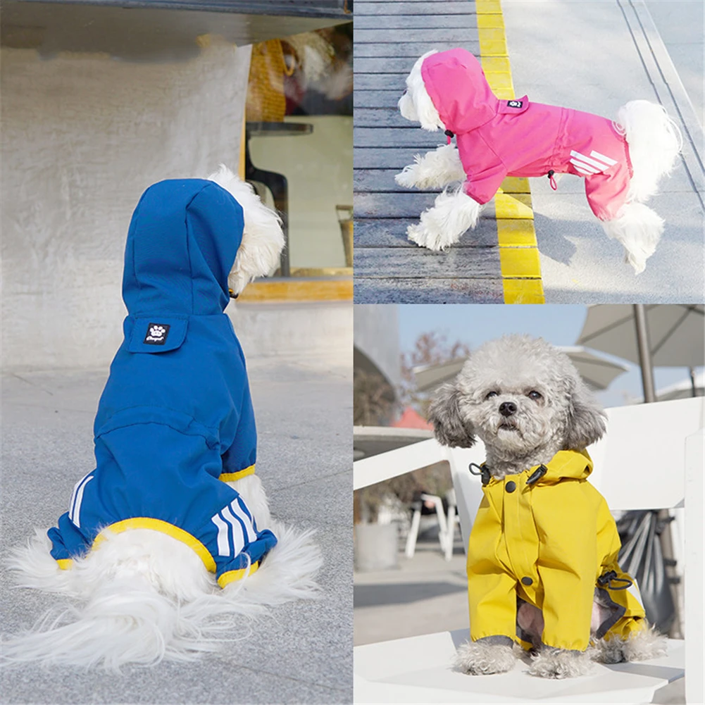 犬用反射防水スーツ ペット服 犬用反射服 水遊びプール キージャケット シュナウザー Giコート Dog Raincoats Aliexpress