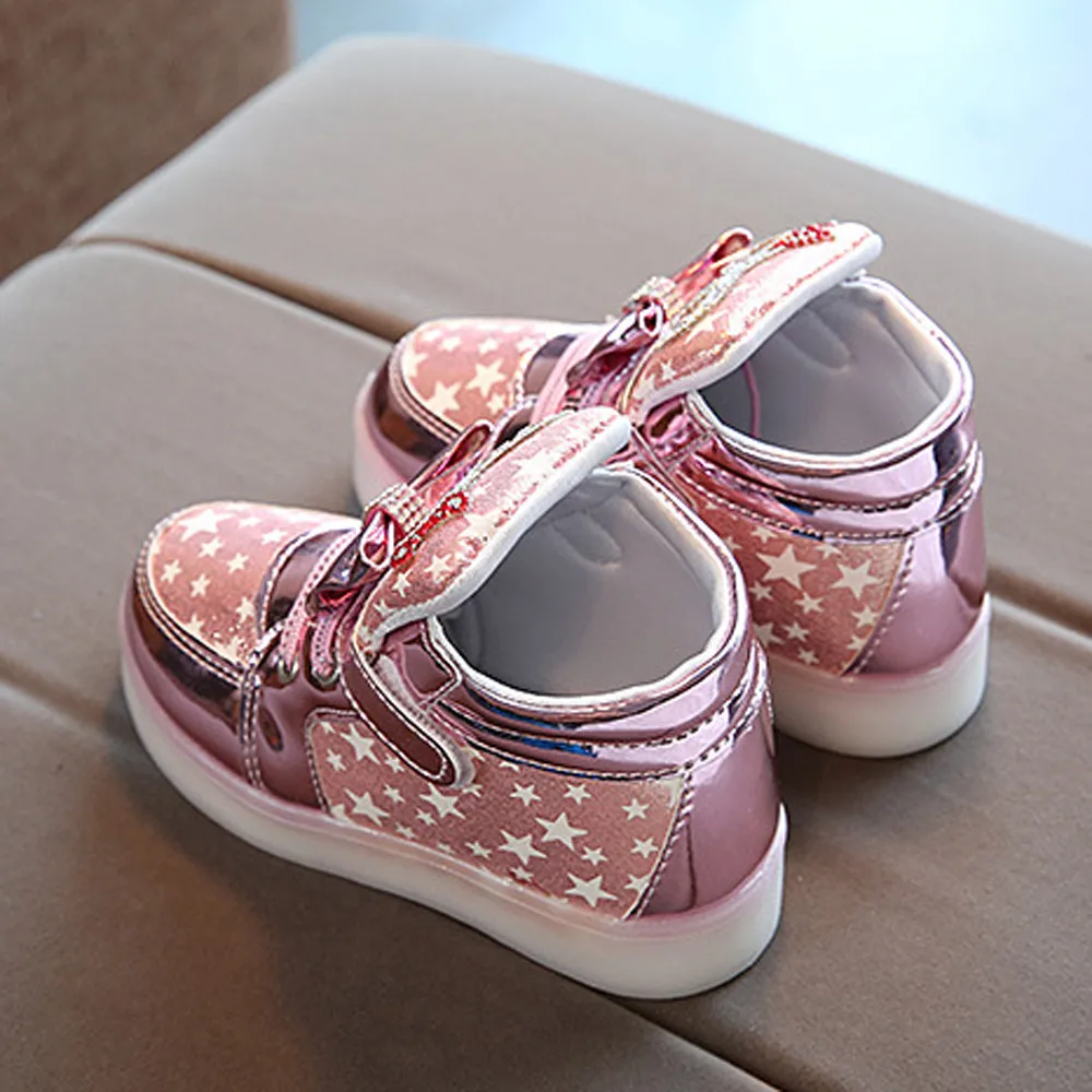Обувь для малышей; модные кроссовки для детей; для девочек и мальчиков; светящаяся детская повседневная яркая легкая обувь; кроссовки; HOOLER