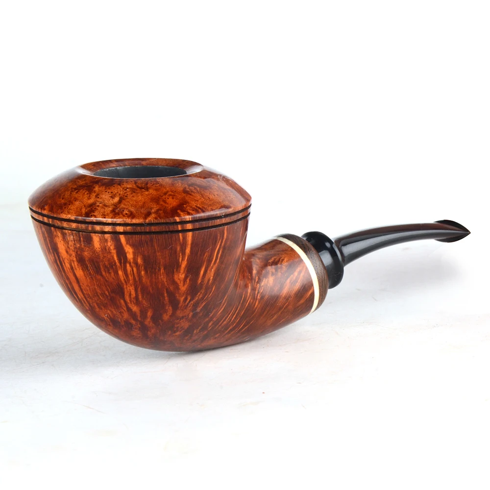Ручная работа briar pipe smooth готовая деревянная фотография # S1012|Трубки и аксессуары
