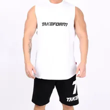 Майка для фитнеса, летний баскетбольный мужской спортивный тренировочный костюм, свободный Быстросохнущий женский жилет без рукавов