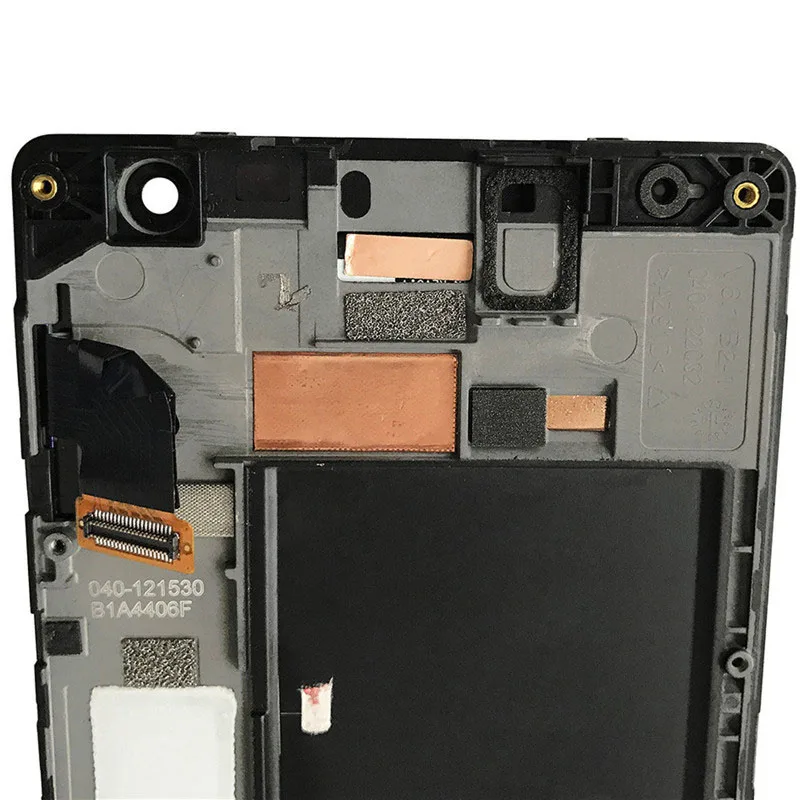 Тесты чехол с подставкой и отделениями для карт для Nokia Lumia 730 735 RM-1038 RM-1039 RM-1040 ЖК-дисплей Дисплей кодирующий преобразователь сенсорного экрана в сборе с рамкой Замена ЖК-дисплей