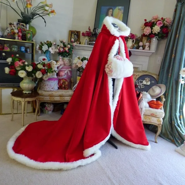 PEORCHID-Light-Blue-Ivory-Faux-Fur-Victorian-Cape-Long-Warm-Satin-With-Hooded-Customized-Wedding-Cloak.jpg_640x640 (4)